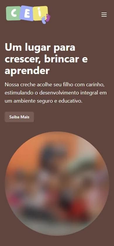 Versão para celular do site Caminhar é Preciso